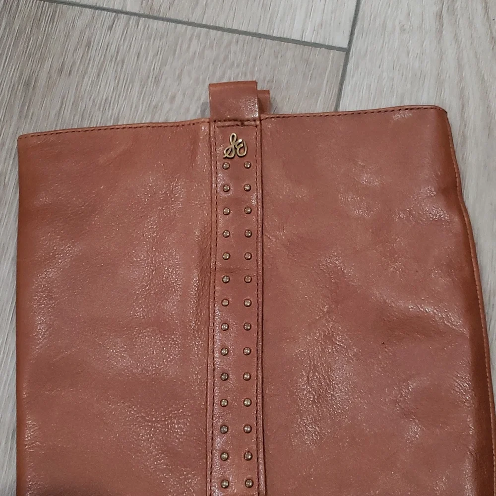 Sam Edelman Brown Heeled Knee High Boots 7.5 - Picture 2 of 12